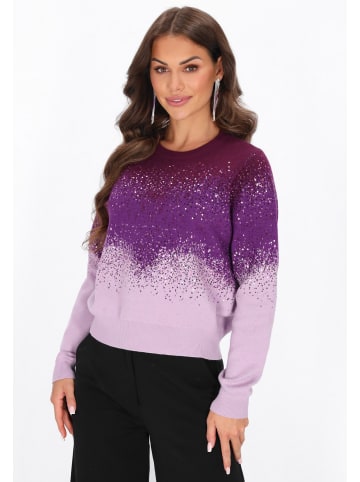faina Sweater in violet multicolor