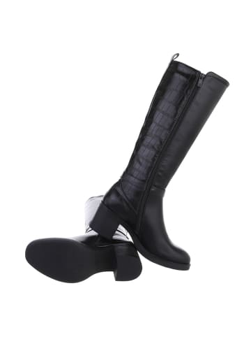 Ital-Design Stiefel in Schwarz