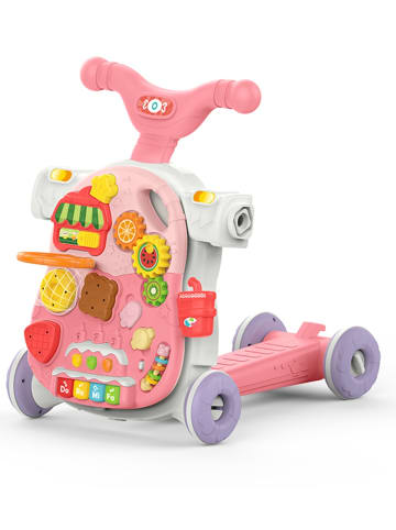 Kikkaboo Lauflernwagen 4 in 1 Sweet in rosa