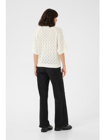 Kaffe Strickpullover KAnika Loose fit in Chalk