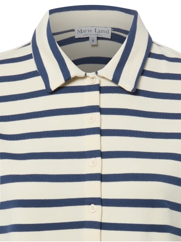 Marie Lund Poloshirt in beige blau - 0002