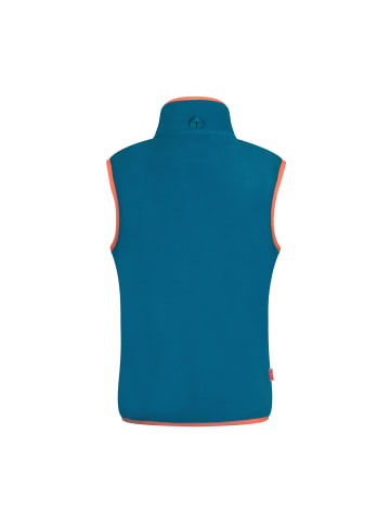 Trollkids Fleece-Weste "Arendal" in Atlantisblau/Orange