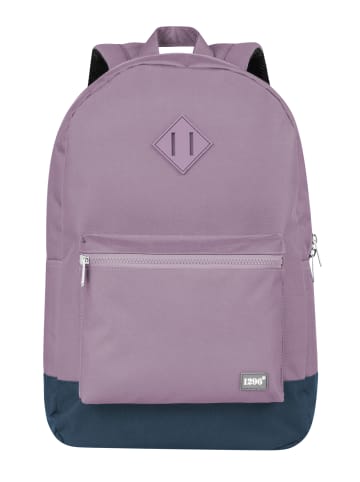 Hauptstadtkoffer blnbag U6 – Tagesrucksack mit Steckfach für Laptop in Rosa-Blau