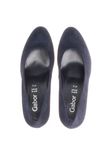 Gabor Fashion Plateau Pumps in Blau