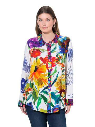 Ulla Popken Hemdbluse in schneeweiß