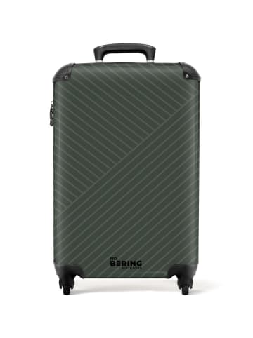 NoBoringSuitCases Suitcase Leichtgewicht mit abstrakten Linien auf