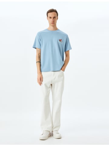 KOTON TSHIRT SS in Blau