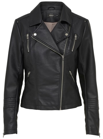 ONLY Jacke ONLGEMMA FAUX LEATHER BIKER OTW in Schwarz