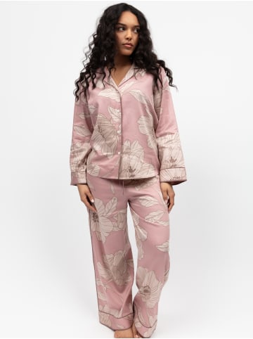 Fable & Eve Fulham Pyjama Set Nachtwäsche in pink