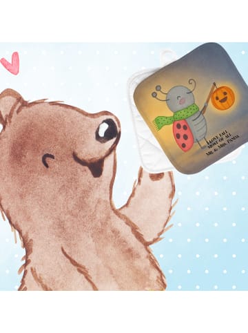 Mr. & Mrs. Panda Topflappen Smörle Laterne Design mit Spruch in Weiß