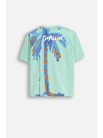 Coccodrillo T-shirt mit kurzen Ärmeln in in Minzfarbe