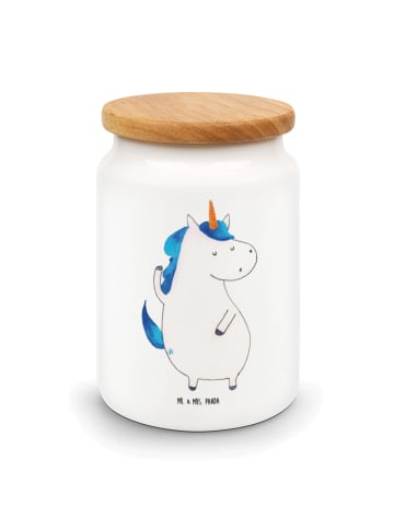 Mr. & Mrs. Panda Teedose Einhorn Mann ohne Spruch in Weiß