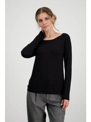 monari Langarmshirt in Schwarz