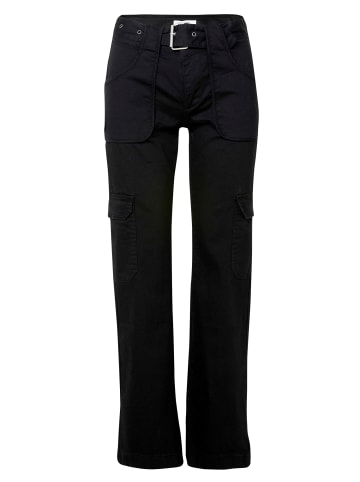 KOROSHI Gerade geschnittene jeans lang in SCHWARZ