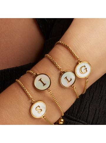 Luxenter Armband Alphabet mit 18 Karat Goldbeschichtung – ALPHABET