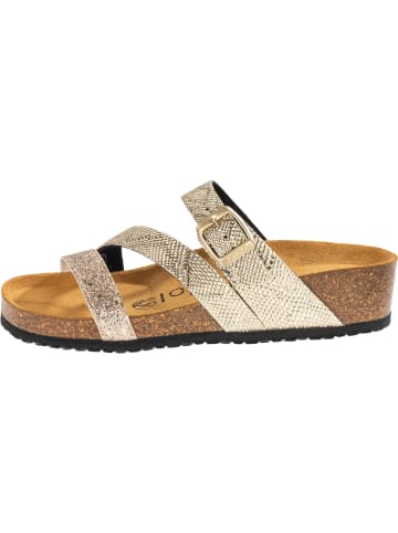 palado Pantoletten in Metallic Gold