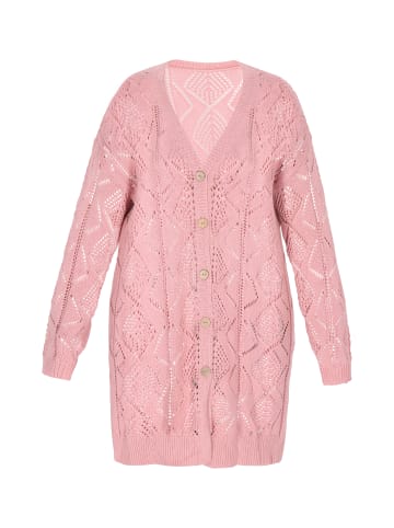 Ancie Plus Size Cardigan in Pink