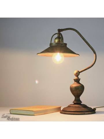 Licht-Erlebnisse Tischlampe in Bronze Antik matt