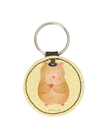 Mr. & Mrs. Panda Anhänger Hamster Hut ohne Spruch in Gelb Pastell