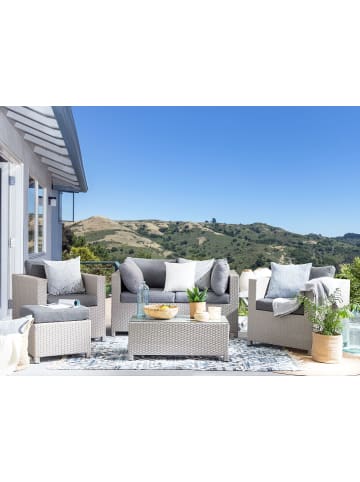 Beliani Kissenbezug MILANO in Grau - (W) 51 x (H) 10 x (L) 51 cm