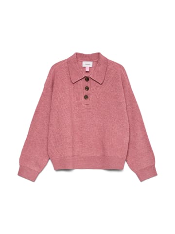 Vero Moda Girl Gestrickter Rollkragen in Holly Berry