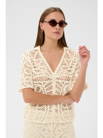 Soaked in Luxury Kurzarm-Bluse SLAnamy Baggy fit in Turtledove