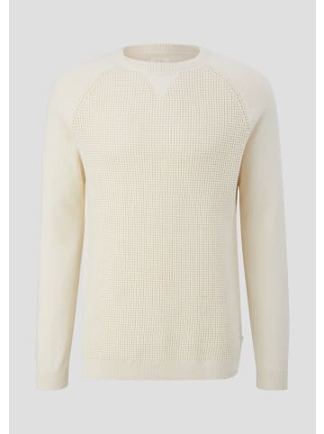 QS Strickpullover in 01W0_wollweiß