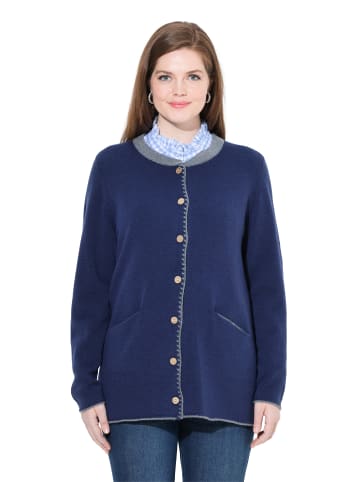 Ulla Popken Strickjacke in marine