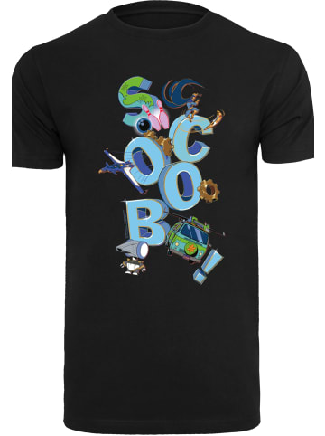 F4NT4STIC T-Shirt Scooby Doo Letters Jumble in schwarz