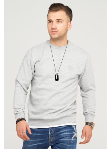 SOULSTAR Sweatshirt PORT LOUIS in Grey Melange (Grau)