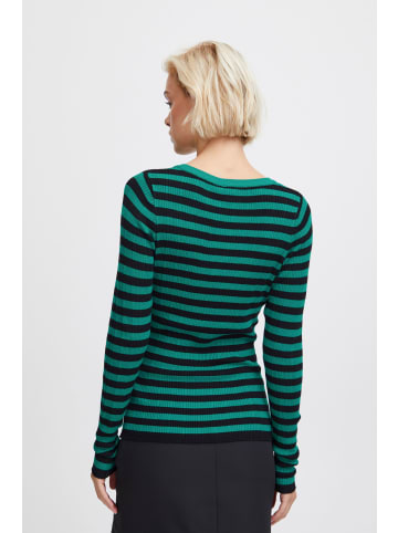 ICHI Strickpullover IHMAFA LS12 - 20119238  Langarmshirt mit Rundhalsausschnitt in Grün