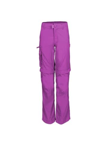 Trollkids Zipp-Off-Trekkinghose Slim Fit Oppland in berry