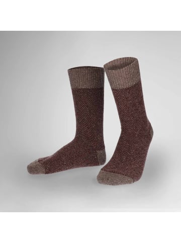 Hudson Socken Tweet Fashion in wine red