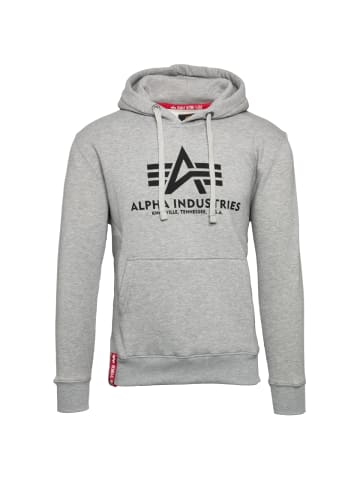 Alpha Industries Kapuzenpullover Basic Hoodie in grau