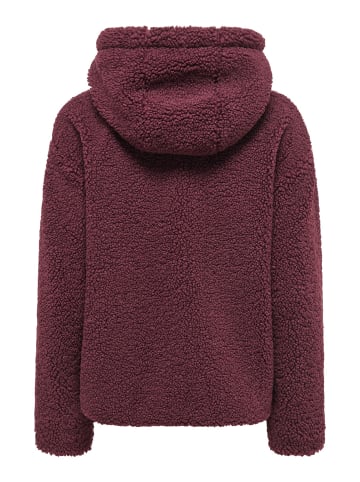 ONLY Teddyfell Jacke in Decadent Chocolate