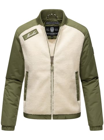 Marikoo Collegejacke Sayoo in Offwhite - Dusty Olive