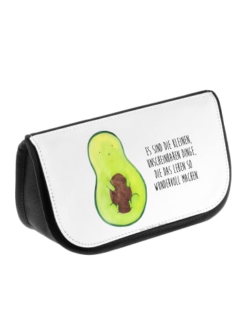 Mr. & Mrs. Panda Organizer Tasche Avocado Kern mit Spruch in Weiß