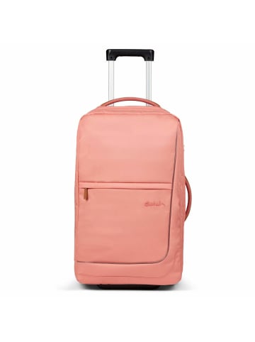 Satch Flow - 2-Rollen-Trolley M 65 cm (pure jade green) in pure coral