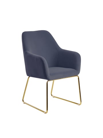 KADIMA DESIGN Design Küchenstuhl ISONZETAL - Komfort & Stabilität in Blau