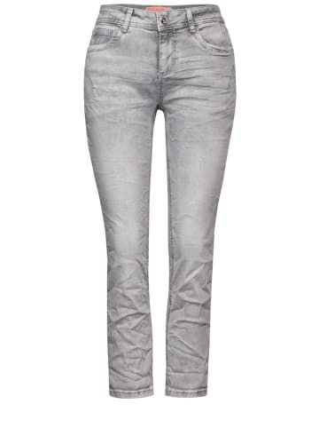 Street One Capri in light grey soft washed