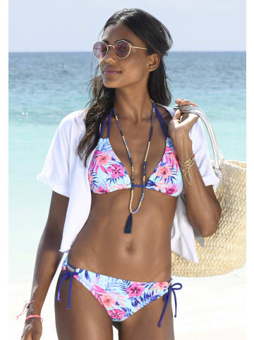 Venice Beach Bikini-Hose in türkis-bedruckt