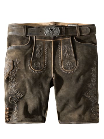 Stockerpoint Lederhose "Oliver" in kiesel gespeckt