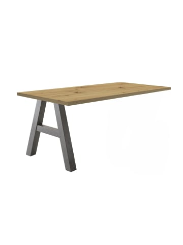 58 aufm Kessel SCHREIBTISCH Edin 2 120 x 70 x 75 Computertisch graphit/asteiche