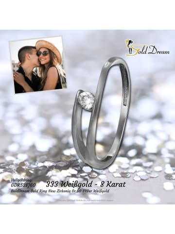 GoldDream 333 Weißgold - 8 Karat Damen Ringe New Fingerring  60 (19,1)