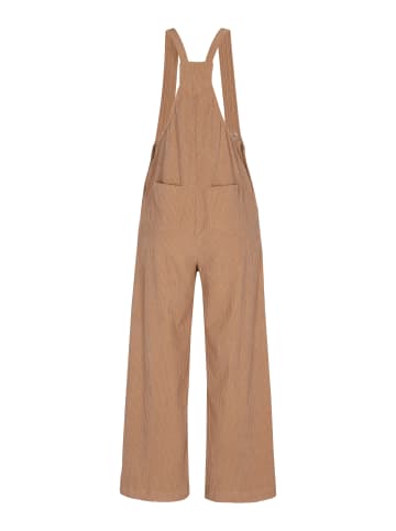 Swirly Jumpsuit in Beige Brown