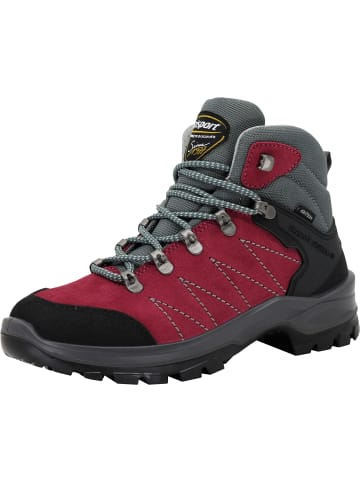 Grisport Stiefel Schnürstiefel in beere/grau