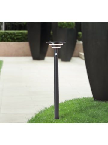 Brilliant Solar, 85 cm, 430 lm, 3000 K, Edelstahl, schwarz