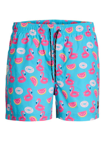 JACK & JONES PLUS Badeshorts in Scuba Blue