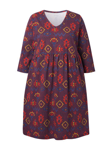 Ulla Popken Kleid in dunkel weinrot