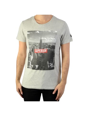 Le Temps des Cerises T-Shirt H Billy Hellgrau meliert